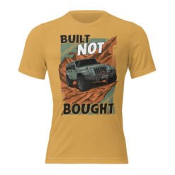 Built Not Bought - Sandstone Crawler 4X4 Triblend T-Shirt - Mustard Triblend - Image 4