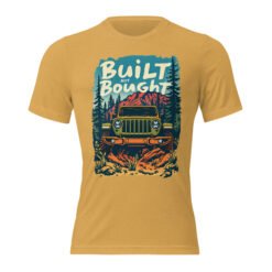 Built Not Bought - Timberline 4X4 Rig Triblend T-Shirt - Mustard Triblend - Image 5