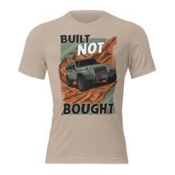Built Not Bought - Sandstone Crawler 4X4 Triblend T-Shirt - Tan Triblend - Image 1