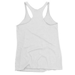 Built Not Bought - Alpine Crawler 4X4 Women's Racerback Tank - Heather White, Vintage Royal, Vintage Turquoise - Image 6