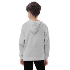 Forge Your Legacy - Legacy Crawler Off-Road Kids Fleece Hoodie - Athletic Heather, White - Image 3