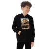 King Of The Trail - Junior Apex 4X4 Rig Kids Fleece Hoodie - Black - Image 1
