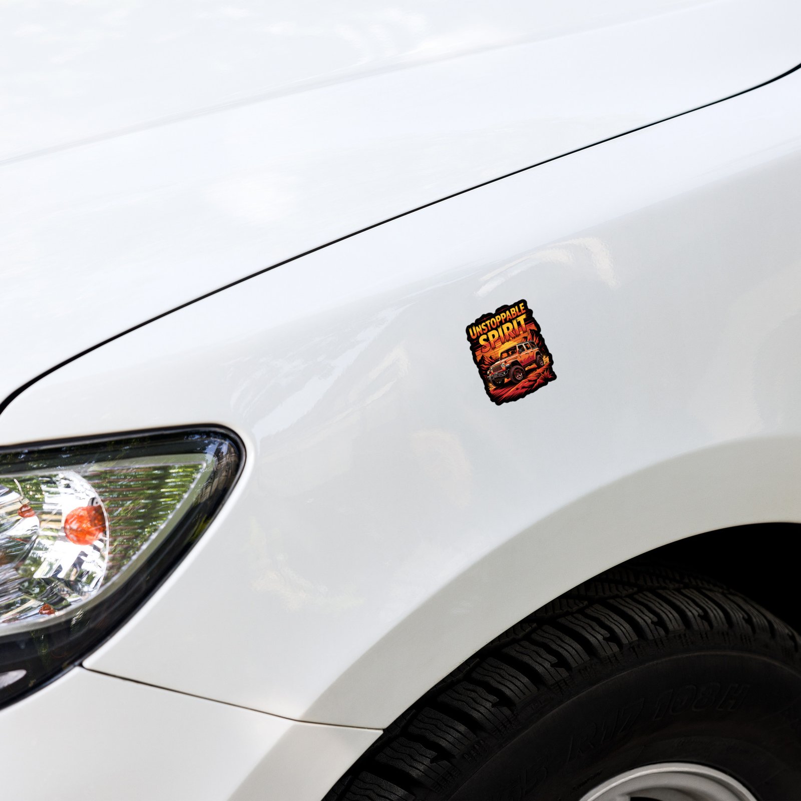 Unstoppable Spirit - Sandstone Ledge 4X4 Decal Bubble-Free Sticker - Image 2
