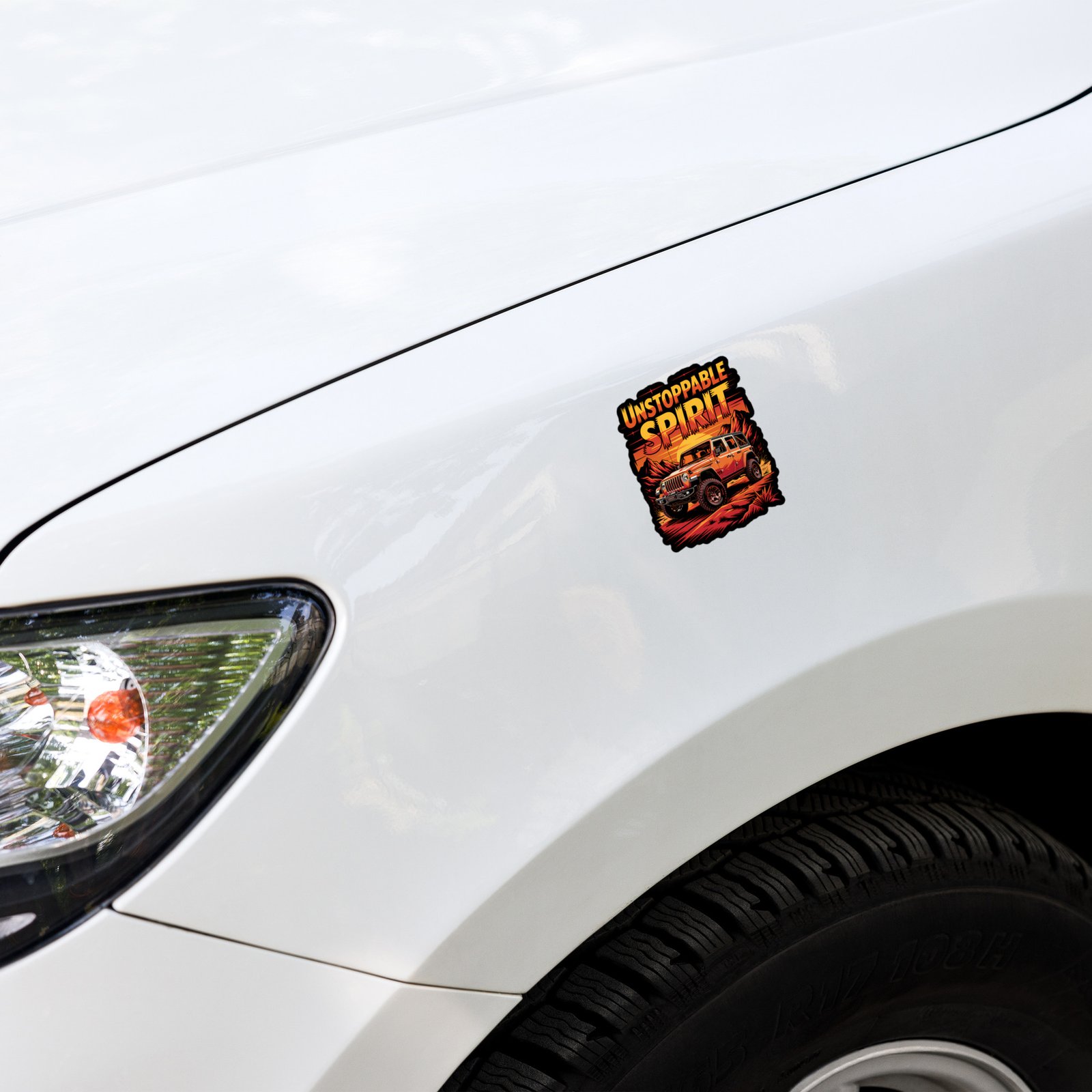 Unstoppable Spirit - Sandstone Ledge 4X4 Decal Bubble-Free Sticker - Image 3
