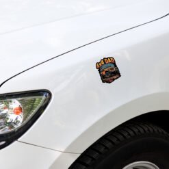 4X4 Dad - Muddy Trail Off-Road Rig Sticker - Image 3