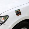 Explore The Uncharted - Teal 4X4 Overland Rig Sticker - Image 1