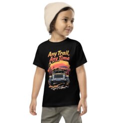 Any Trail Any Time - Mini Timber 4X4 Crawler Toddler Tee - Image 1