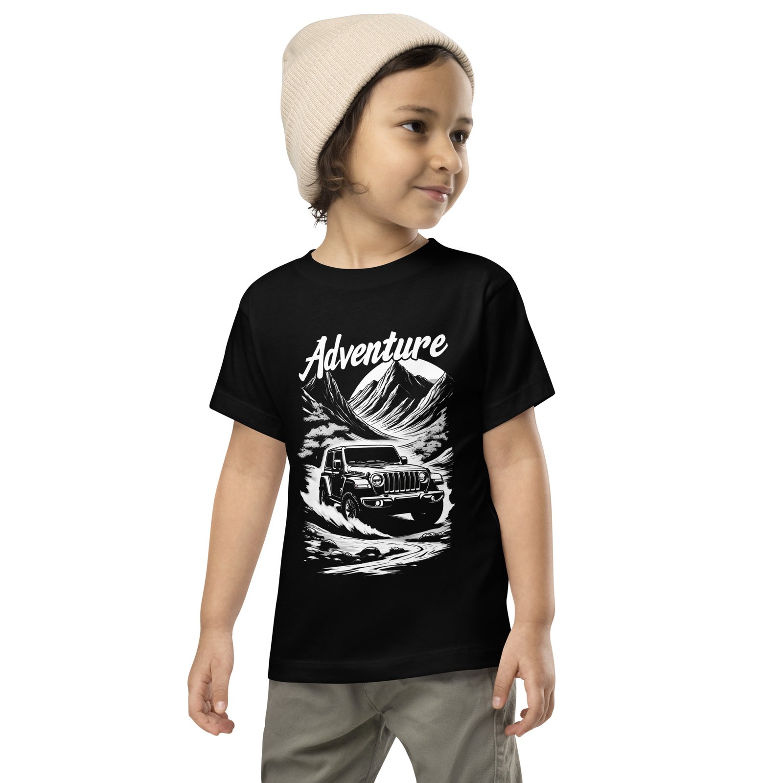 Adventure - Mini 4X4 Water Crawler Toddler Tee - Image 1