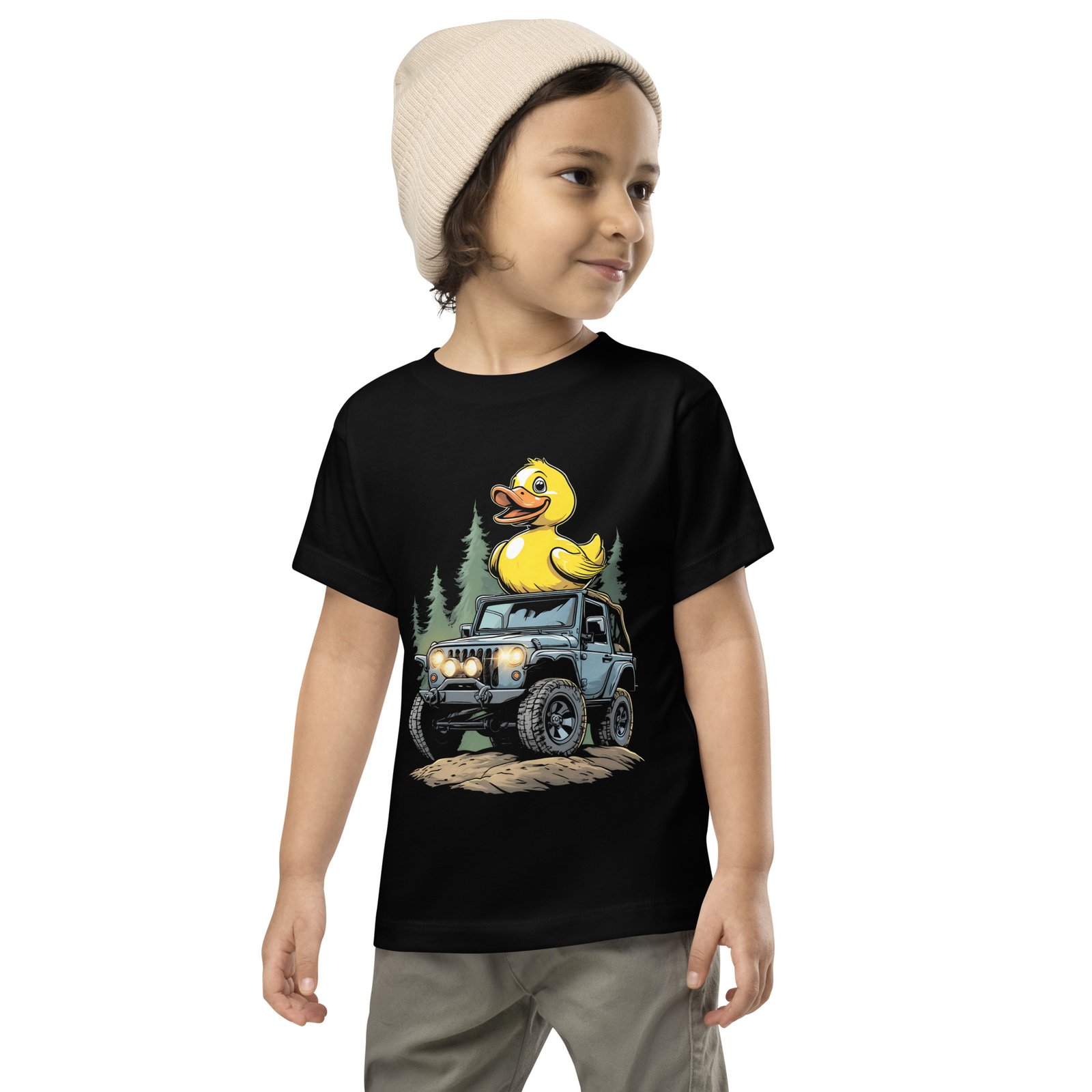 Duck Duck Rig - Mini Duck 4X4 Crawler Toddler Tee - Image 1