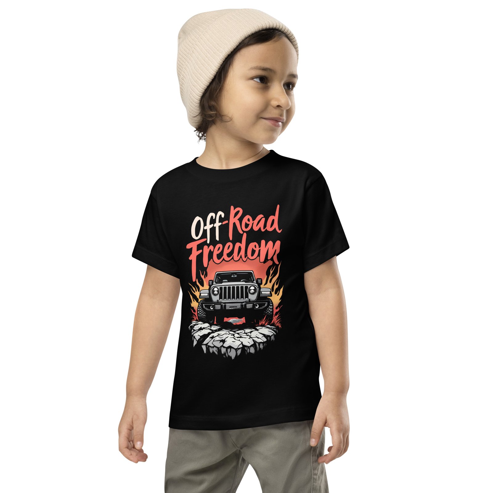 Off-Road Freedom - Toddler Trail 4X4 Crawler Toddler Tee - Image 1