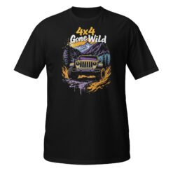 4X4 Gone Wild - 4X4 Gone Wild Rig Unisex T-Shirt - Black - Image 2