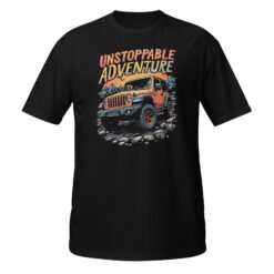 Short-Sleeve Unisex T-Shirt - Black - Image 2