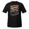 Unstoppable Adventure - Orange 4X4 Trail Rig Unisex T-Shirt - Black - Image 1