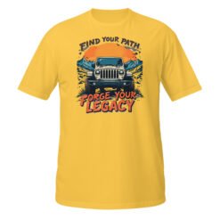 Forge Your Legacy - Desert Sun 4X4 Rig Unisex T-Shirt - Daisy - Image 3