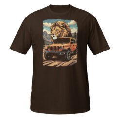 King Of The Trail - Orange Canyon 4X4 Rig Unisex T-Shirt - Dark Chocolate - Image 6