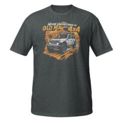 Old Man With A 4X4 - Old Man 4X4 Rig Unisex T-Shirt - Dark Heather - Image 9