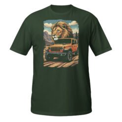 King Of The Trail - Orange Canyon 4X4 Rig Unisex T-Shirt - Forest Green - Image 1