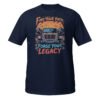 Find Your Path Forge Your Legacy - Bronze 4X4 Trail Rig Unisex T-Shirt - Navy - Image 1