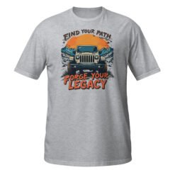 Forge Your Legacy - Desert Sun 4X4 Rig Unisex T-Shirt - Sport Grey - Image 5