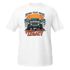 Forge Your Legacy - Desert Sun 4X4 Rig Unisex T-Shirt - White - Image 7