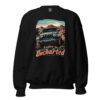 Explore The Uncharted - Southwest Mesa 4X4 Rig Unisex Sweatshirt - Black - Image 1