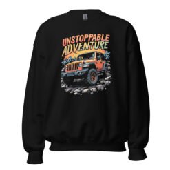 Unisex Sweatshirt - Black - Image 2