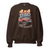 4X4 Dad - Rock Crawling 4X4 Dad Unisex Sweatshirt - Dark Chocolate - Image 1