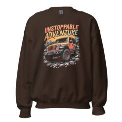 Unisex Sweatshirt - Dark Chocolate - Image 1