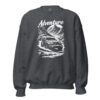 Adventure - Black White 4X4 Crawler Unisex Sweatshirt - Dark Heather - Image 1