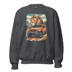 King Of The Trail - Apex Crawler 4X4 Rig Unisex Sweatshirt - Dark Heather - Image 9
