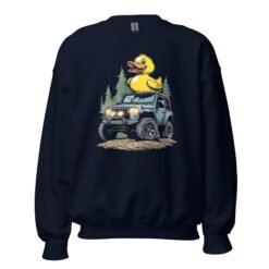 Duck Duck Rig - Duck Duck Rig 4X4 Unisex Sweatshirt - Navy - Image 1