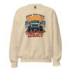 Forge Your Legacy - Alpine Peak 4X4 Cruiser Unisex Sweatshirt - Sand - Image 1