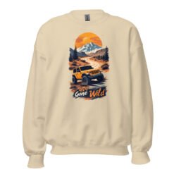 4X4 Gone Wild - Canyon Dust Off-Road Rig Unisex Sweatshirt - Sand - Image 1