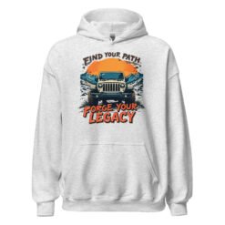 Forge Your Legacy - Desert Horizon Off-Road Unisex Hoodie - Ash - Image 5