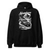 Adventure - River Fording Off-Road Rig Unisex Hoodie - Black - Image 1