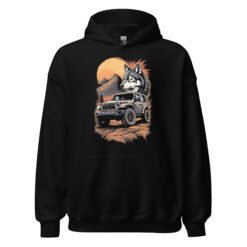 Lone Wolf - Apex Predator 4X4 Rig Unisex Hoodie - Black - Image 1