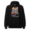 4X4 Dad - Vintage 4X4 Dad Rig Unisex Hoodie - Black - Image 1