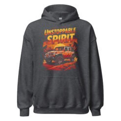 Unstoppable Spirit - Slickrock Canyon 4X4 Trail Unisex Hoodie - Dark Heather - Image 9