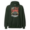 Off-Road Freedom - Granite Ledge 4X4 Crawler Unisex Hoodie - Forest Green - Image 1