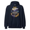 4X4 Gone Wild - Untamed 4X4 Off-Road Rig Unisex Hoodie - Navy - Image 1