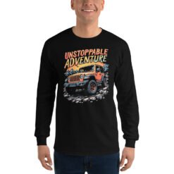 Men’s Long Sleeve Shirt - Black - Image 1