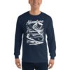 Adventure - Alpine Peak Off-Road Rig Men's Long Sleeve Shirt - Navy - Image 1