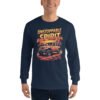 Unstoppable Spirit - Sandstone Ledge Off-Road Rig Men’s Long Sleeve Shirt - Navy - Image 1
