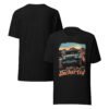 Explore The Uncharted - Red Mesa 4X4 Crawler Unisex Graphic Tee - Black - Image 1