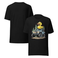 Duck Duck Rig - Amber Light 4X4 Rig Unisex Graphic Tee - Black - Image 2