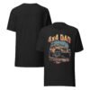 4X4 Dad - Rustic Trail 4X4 Rig Graphic Tee - Black Heather - Image 1