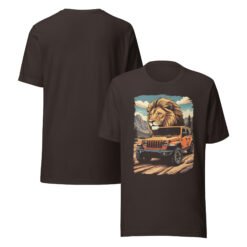 King Of The Trail - Slickrock Pass 4X4 Rig Graphic Tee - Brown - Image 4