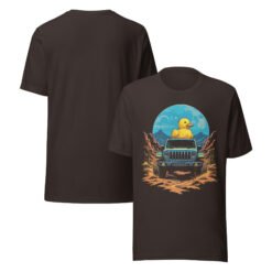 Duck Duck 4X4 - Trail Duck 4X4 Rig Graphic Tee - Brown - Image 3