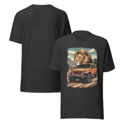 King Of The Trail - Slickrock Pass 4X4 Rig Graphic Tee - Dark Grey Heather - Image 5
