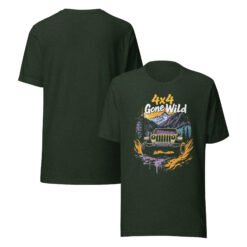 4X4 Gone Wild - Alpine Ridge 4X4 Rig Unisex Graphic Tee - Heather Emerald - Image 4